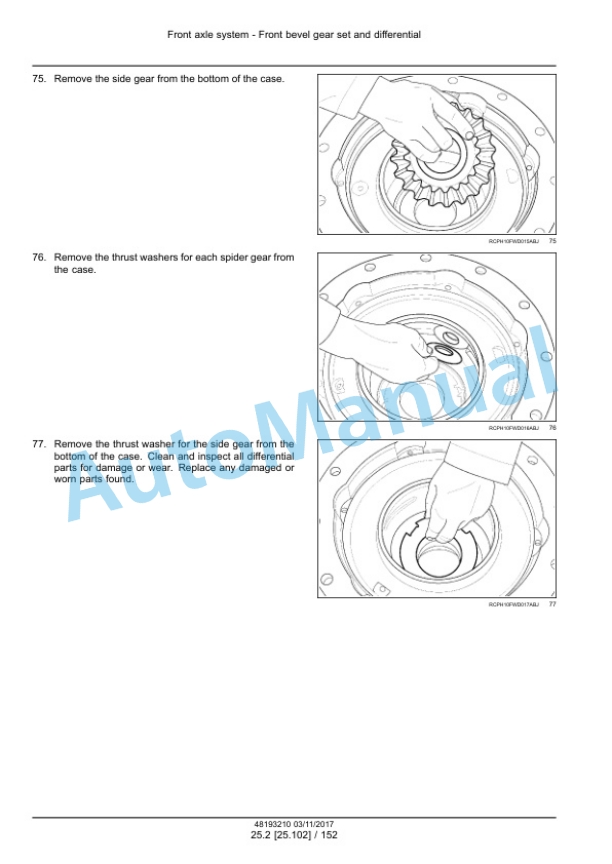 Alternative view of New Holland T9.435, T9.480, T9.530, T9.565, T9.600, T9.645, T9.700 Stage IV Tractor Service Manual 48193210
