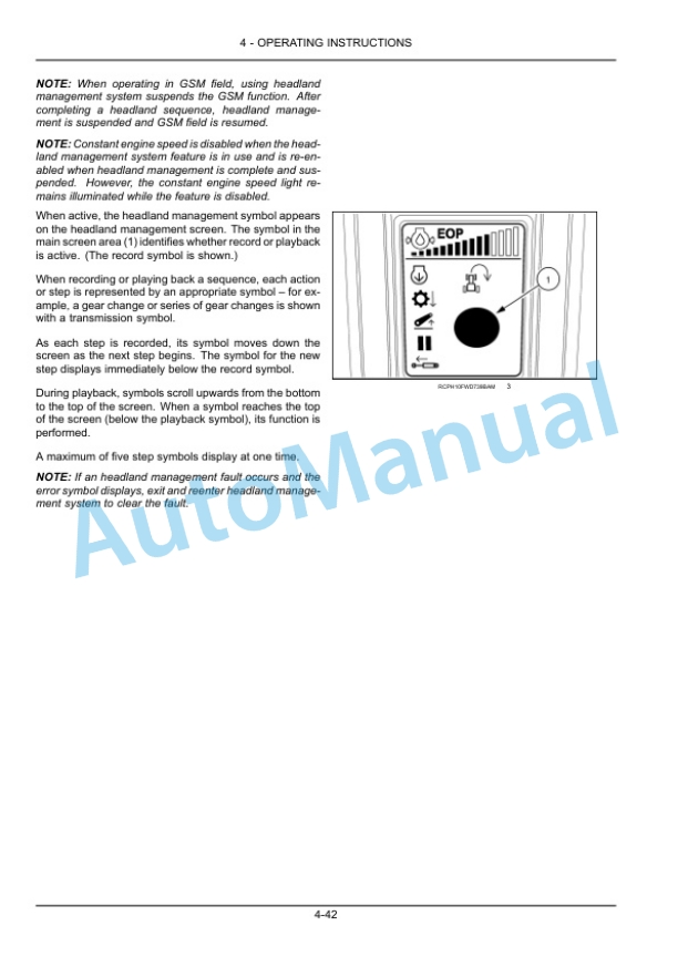 New Holland T9.435, T9.480, T9.530, T9.565, T9.600, T9.645, T9.700 Tier 4B Final Tractor Operation and Maintenance Manual 47583663-3