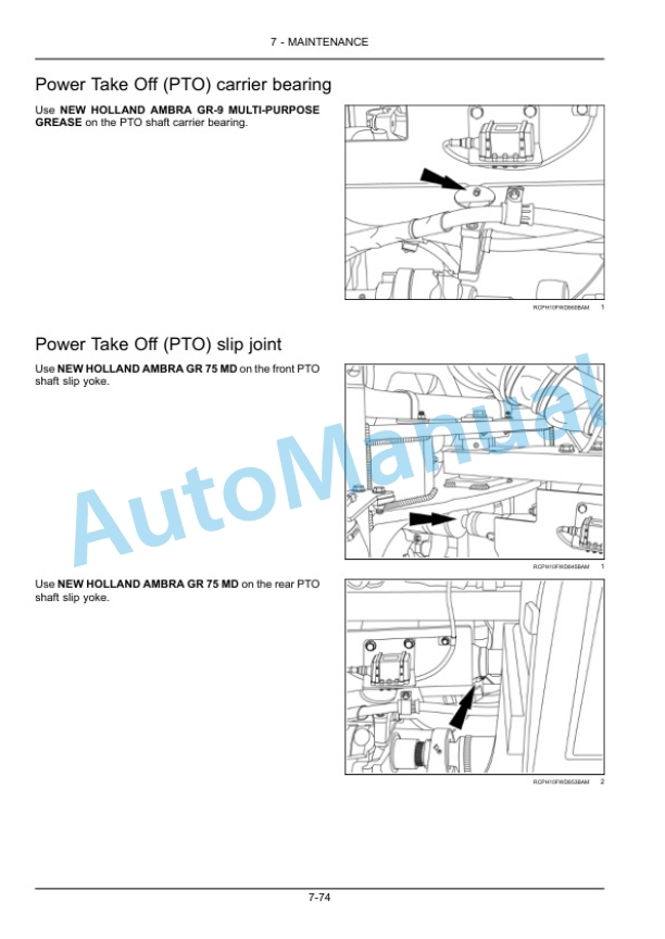 New Holland T9.435, T9.480, T9.530, T9.565, T9.600, T9.645, T9.700 Tier 4B Final Tractor Operation and Maintenance Manual 47671476-5