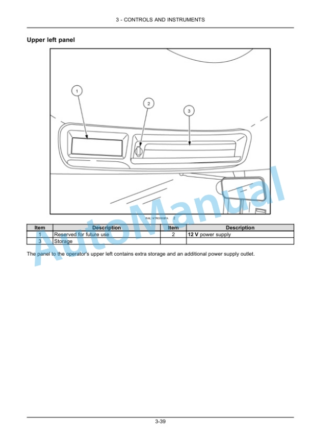 Alternative view of New Holland T9.435, T9.480, T9.530, T9.565, T9.600, T9.645, T9.700 Tier 4B Final Tractor Operation and Maintenance Manual 47739241