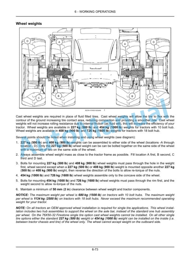 New Holland T9.435, T9.480, T9.530, T9.565, T9.600, T9.645, T9.700 Tier 4B Final Tractor Operation and Maintenance Manual 84562249-4