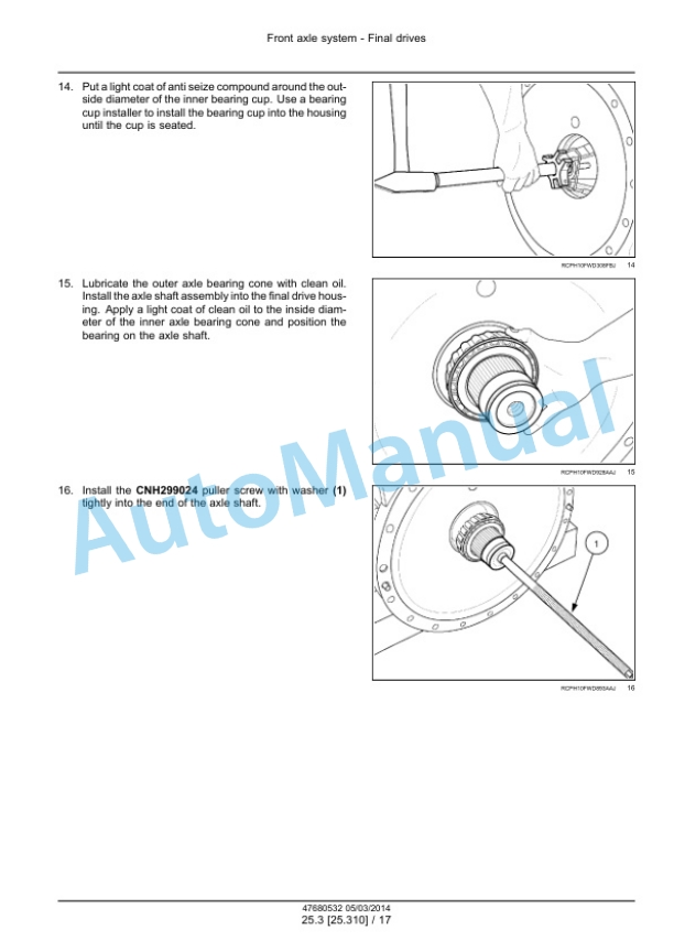 New Holland T9.435, T9.480, T9.530, T9.565, T9.600, T9.645, T9.700 Tier 4B Final Tractor Service Manual 47687981-5