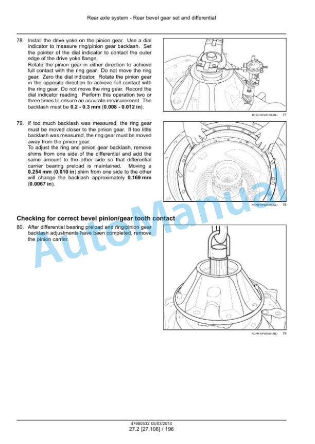 New Holland T9.435, T9.480, T9.530, T9.565, T9.600, T9.645, T9.700 Tier 4B Final Tractor Service Manual 47687982-4
