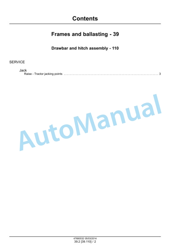 Alternative view of New Holland T9.435, T9.480, T9.530, T9.565, T9.600, T9.645, T9.700 Tier 4B Final Tractor Service Manual 47687984