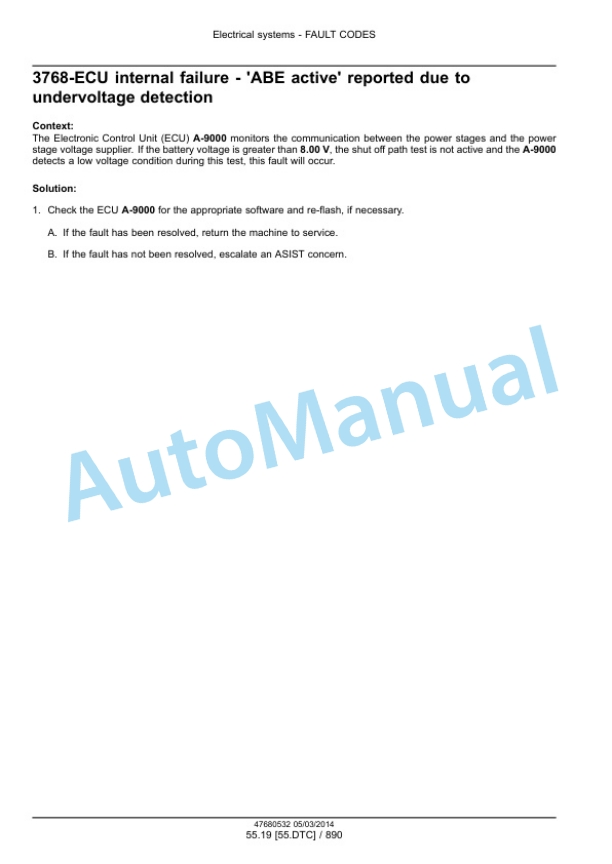 New Holland T9.435, T9.480, T9.530, T9.565, T9.600, T9.645, T9.700 Tier 4B Final Tractor Service Manual 47687989-2