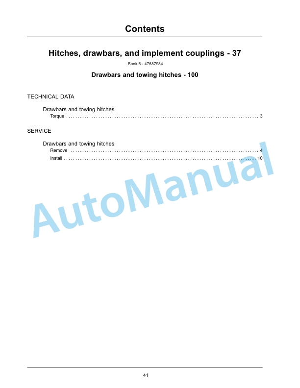 New Holland T9.435, T9.480, T9.530, T9.565, T9.600, T9.645, T9.700 Tier 4B Final Tractor Service Manual 47687991-3