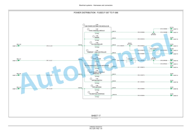 New Holland T9.435, T9.480, T9.530, T9.565, T9.600, T9.645, T9.700 Tier 4B Final Tractor Service Manual 47881878-2