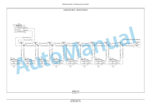 New Holland T9.435, T9.480, T9.530, T9.565, T9.600, T9.645, T9.700 Tier 4B Final Tractor Service Manual 47881878-5
