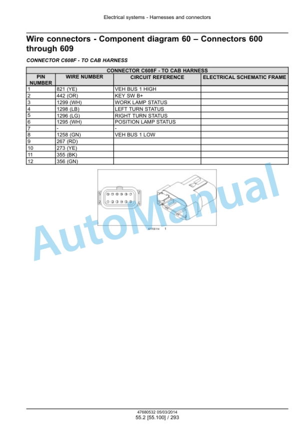 New Holland T9.435, T9.480, T9.530, T9.565, T9.600, T9.645, T9.700 Tier 4B Final Tractor Service Manual 47881879-3