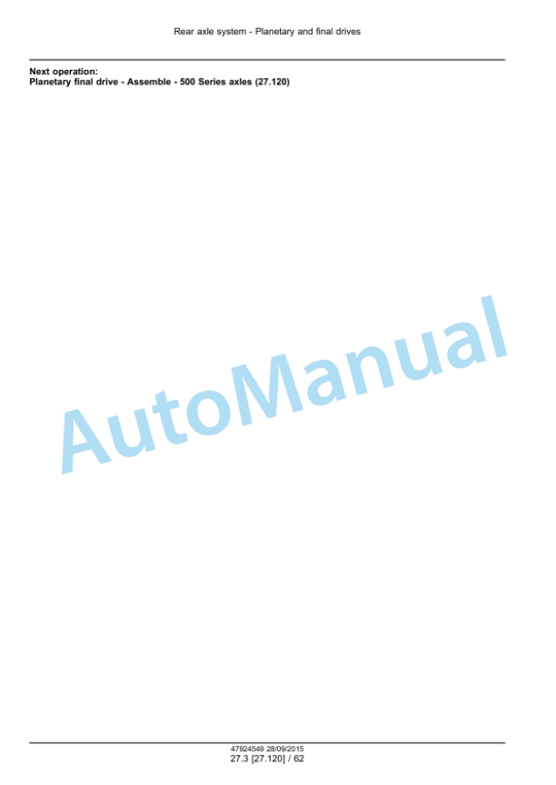 Alternative view of New Holland T9.435, T9.480, T9.530, T9.565, T9.600, T9.645, T9.700 Tier 4B Final Tractor Service Manual 47936393