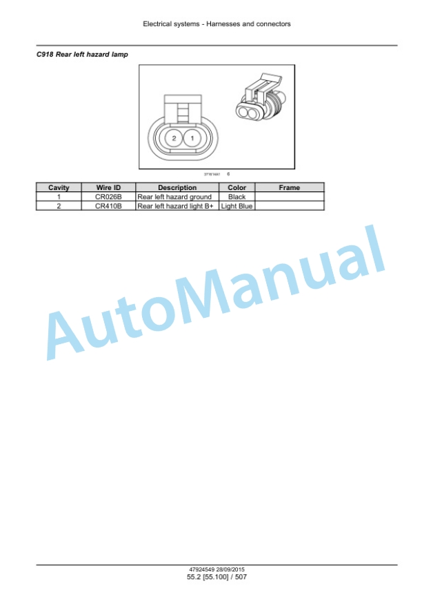 New Holland T9.435, T9.480, T9.530, T9.565, T9.600, T9.645, T9.700 Tier 4B Final Tractor Service Manual 47936397-5