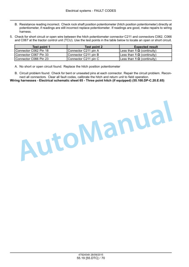 New Holland T9.435, T9.480, T9.530, T9.565, T9.600, T9.645, T9.700 Tier 4B Final Tractor Service Manual 47936399-2
