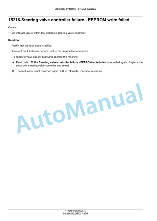 New Holland T9.435, T9.480, T9.530, T9.565, T9.600, T9.645, T9.700 Tier 4B Final Tractor Service Manual 47936401-4
