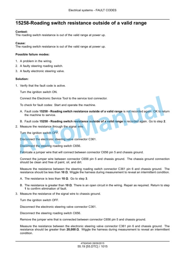 New Holland T9.435, T9.480, T9.530, T9.565, T9.600, T9.645, T9.700 Tier 4B Final Tractor Service Manual 47936401-5