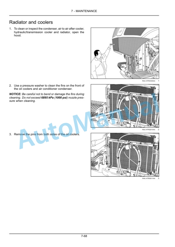 New Holland T9.450, T9.505, T9.560, T9.615, T9.670 Tier 2 Tractor Operation and Maintenance Manual 47671477-5