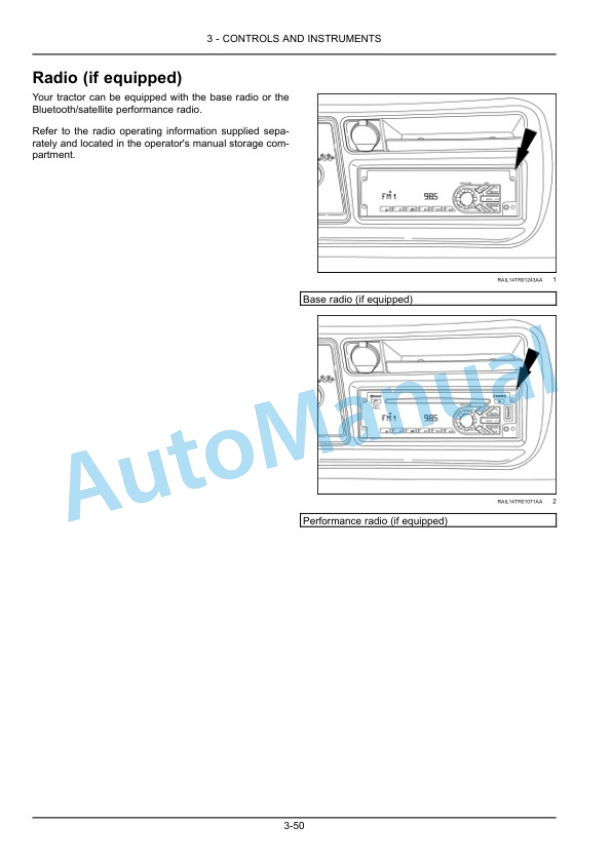 Alternative view of New Holland T9.450, T9.505, T9.560, T9.615, T9.670 Tier 2 Tractor Operation and Maintenance Manual 47739310