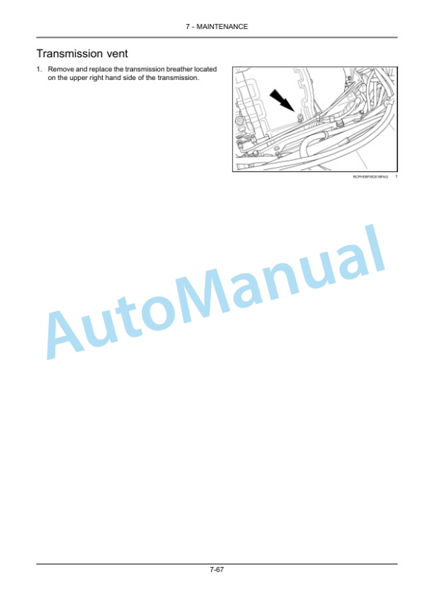 New Holland T9.450, T9.505, T9.560, T9.615, T9.670 Tier 2 Tractor Operation and Maintenance Manual 47754880-5