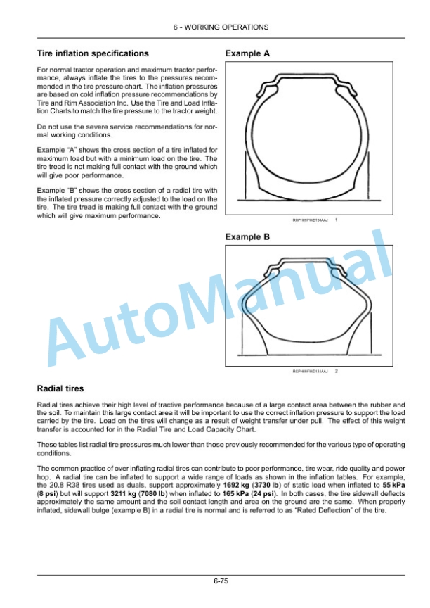 New Holland T9.450, T9.505, T9.560, T9.615, T9.670 Tier 2 Tractor Operation and Maintenance Manual 47982475-4