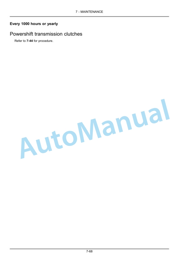 New Holland T9.450, T9.505, T9.560, T9.615, T9.670 Tier 2 Tractor Operation and Maintenance Manual 48074288-5