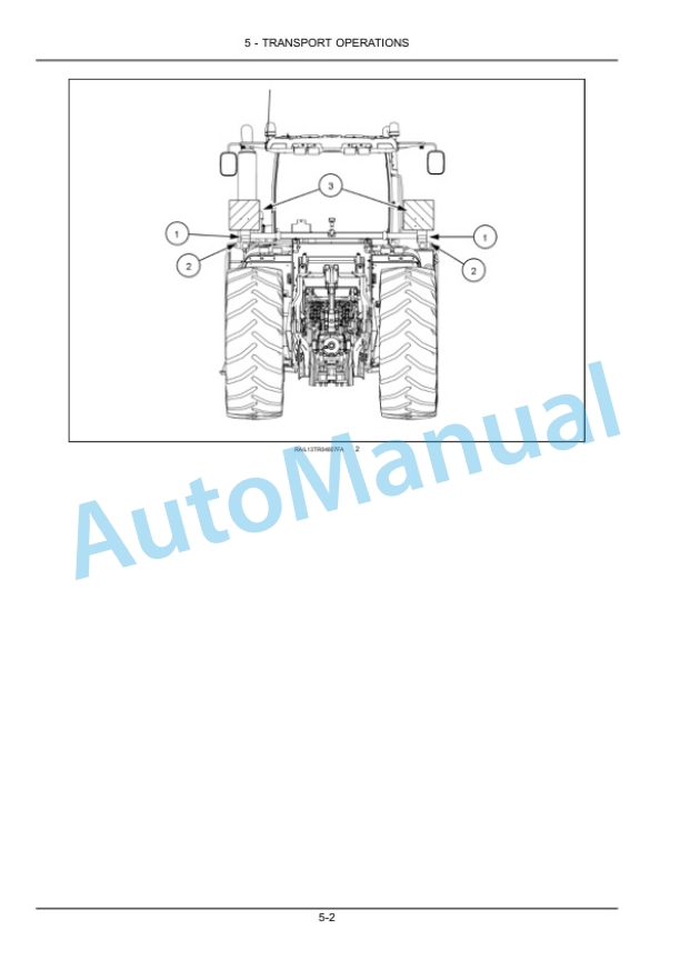 New Holland T9.450, T9.505, T9.560, T9.615, T9.670 Tier 2 Tractor Operation and Maintenance Manual 84562251-3