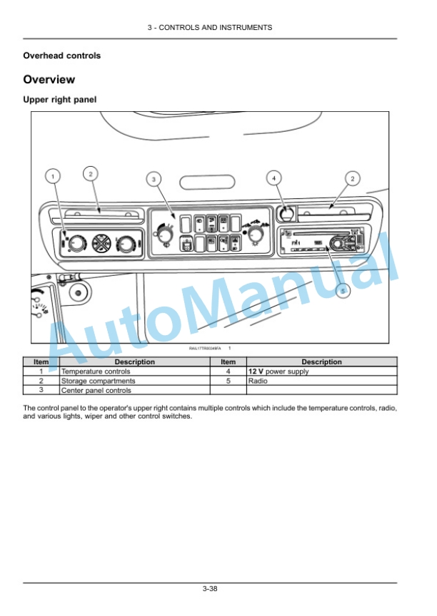 Alternative view of New Holland T9.480, T9.530, T9.565, T9.600, T9.645, T9.700 Tier 4B Final Tractor Operation and Maintenance Manual 47739301