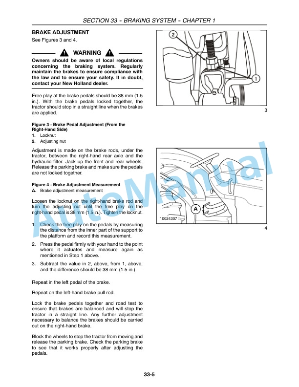 New Holland TB100, TB110, TB120, TB120, TB120 Mudder Tractor Repair Manual 87046219-2