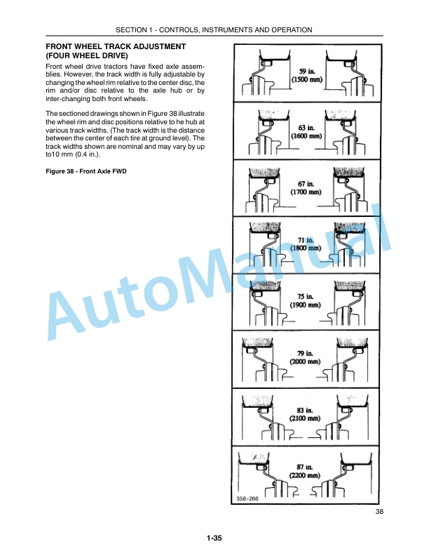 New Holland TB100, TB110, TB120 Tractor Operation and Maintenance Manual 87039953-3