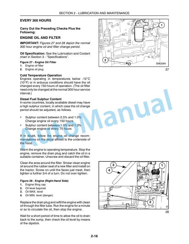 New Holland TB100, TB110, TB120 Tractor Operation and Maintenance Manual 87039953-4