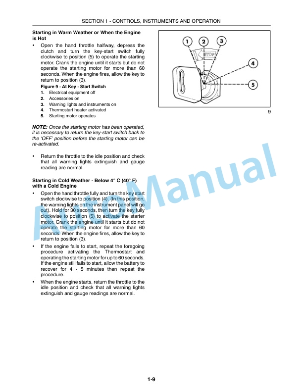 New Holland TB120 Mudder Tractor Operation and Maintenance Manual 87039955-2