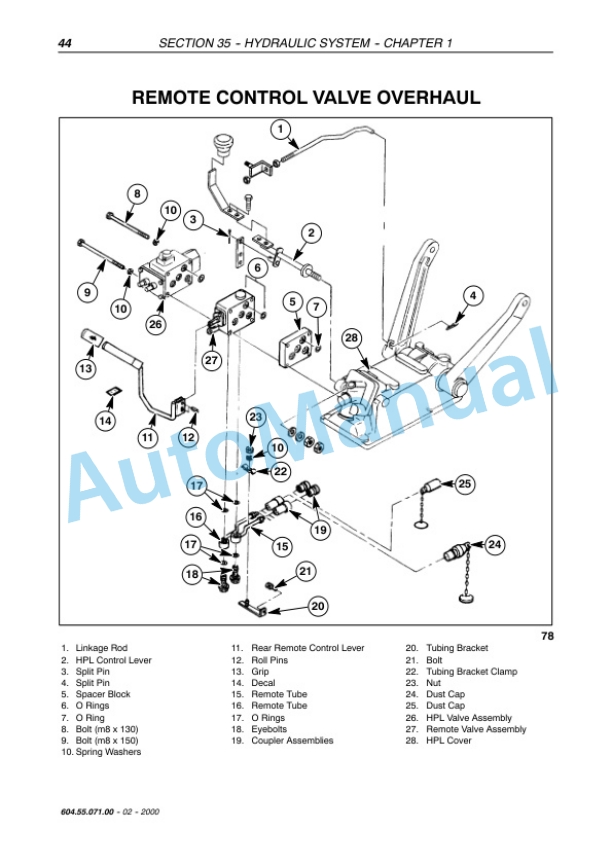 New Holland TC Series Tractor Repair Manual 6045507100-4