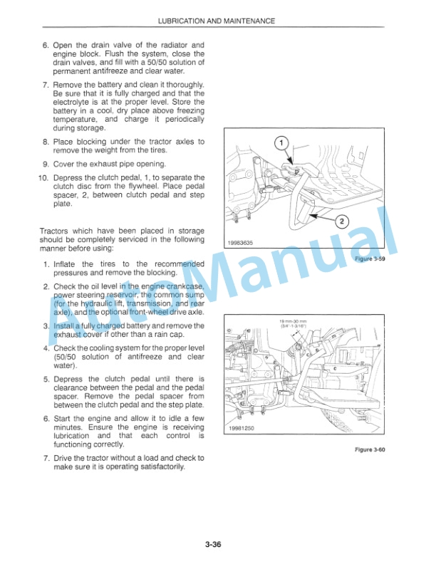 New Holland TC18 Operation and Maintenance Manual 86597081-5