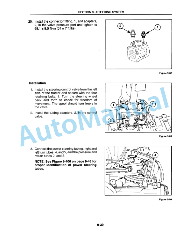 New Holland TC18, TC21, TC21D Repair Manual 86590942-5