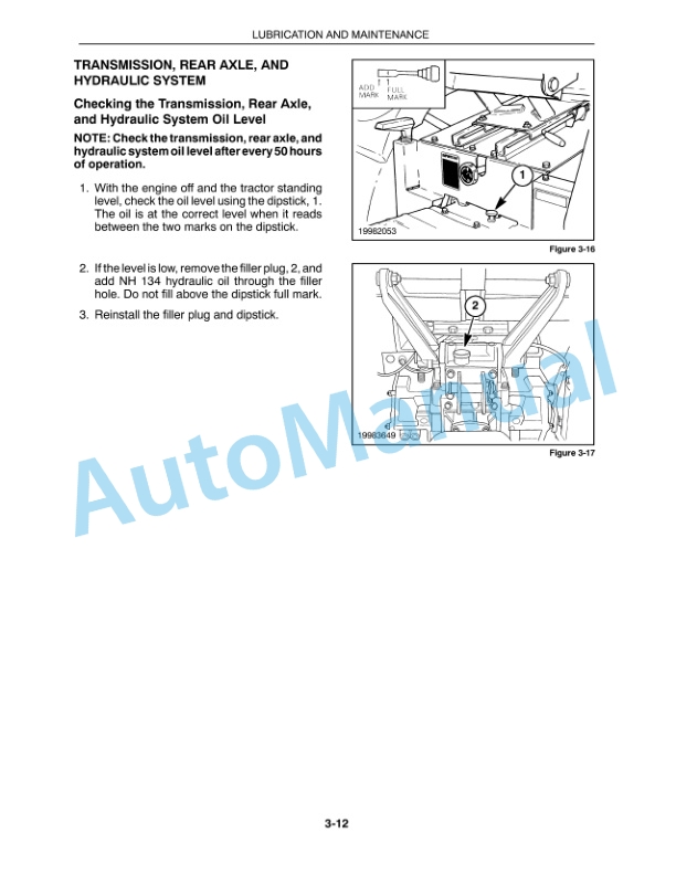 New Holland TC21D Operation and Maintenance Manual 86597086-4
