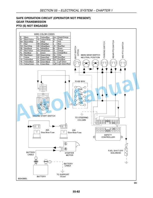 New Holland TC21DA, TC24DA Tractor Repair Manual 87053139-3