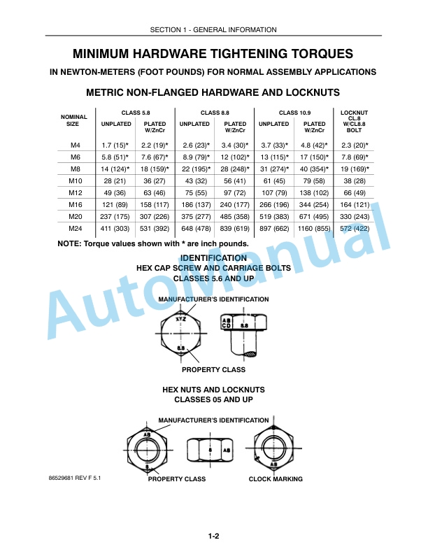 New Holland TC23DA, TC26DA Tractor Operation and Maintenance Manual 87544694-2