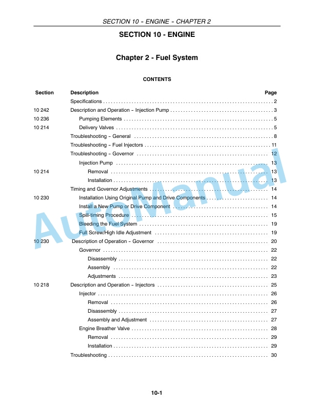 Alternative view of New Holland TC23DA, TC26DA Tractor Repair Manual 87367145