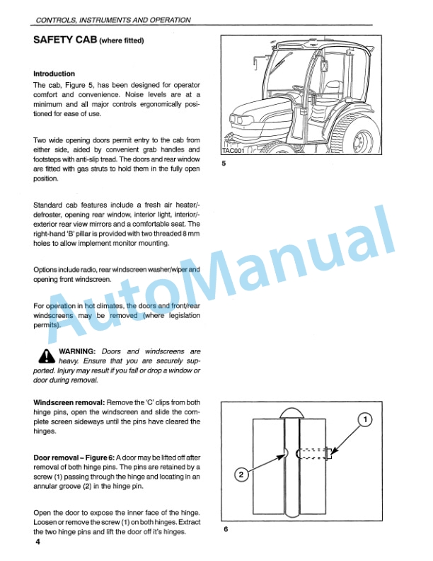 New Holland TC27D Compact Tractor Operation and Maintenance Manual 86543863-2