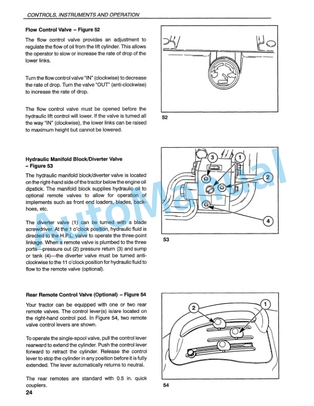 New Holland TC27D Compact Tractor Operation and Maintenance Manual 86543863-3