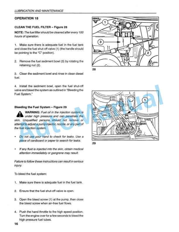 New Holland TC27D Compact Tractor Operation and Maintenance Manual 86543863-4