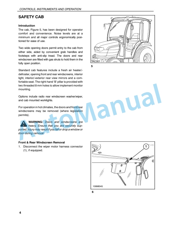 New Holland TC27D Compact Tractor Operation and Maintenance Manual 86607048-2