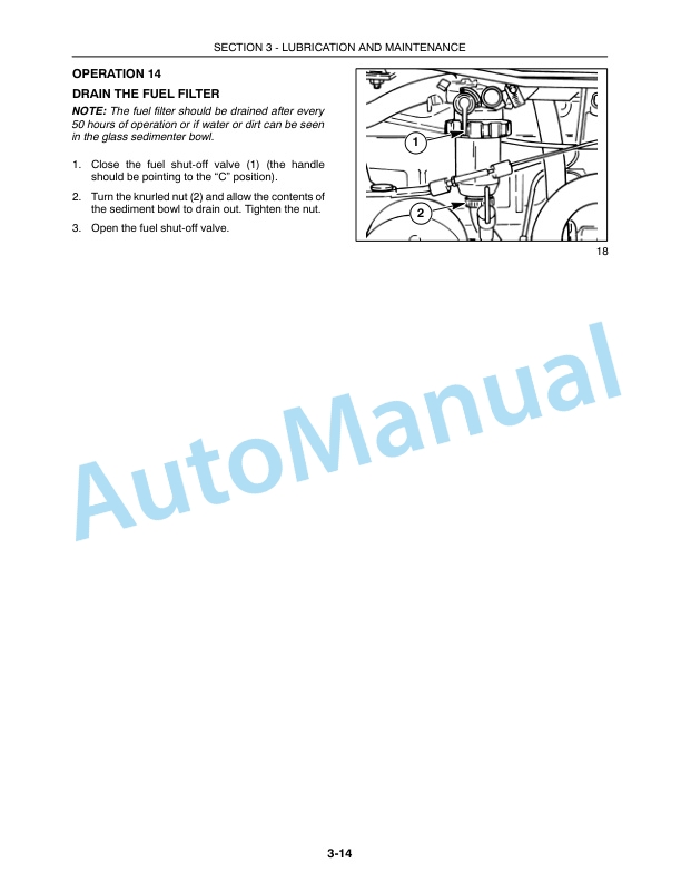 New Holland TC27DA Compact Tractor Operation and Maintenance Manual 87304222-4