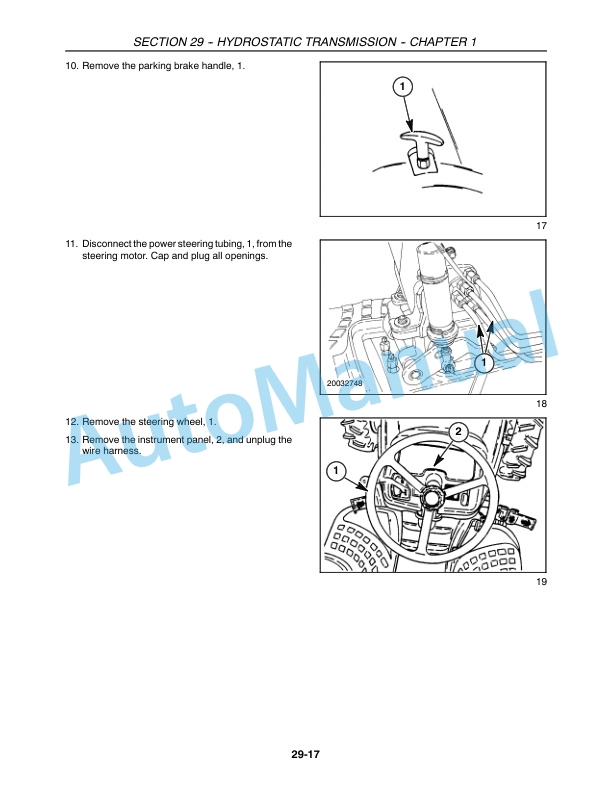 New Holland TC29D, TC33D Tractor Repair Manual 87036758-2