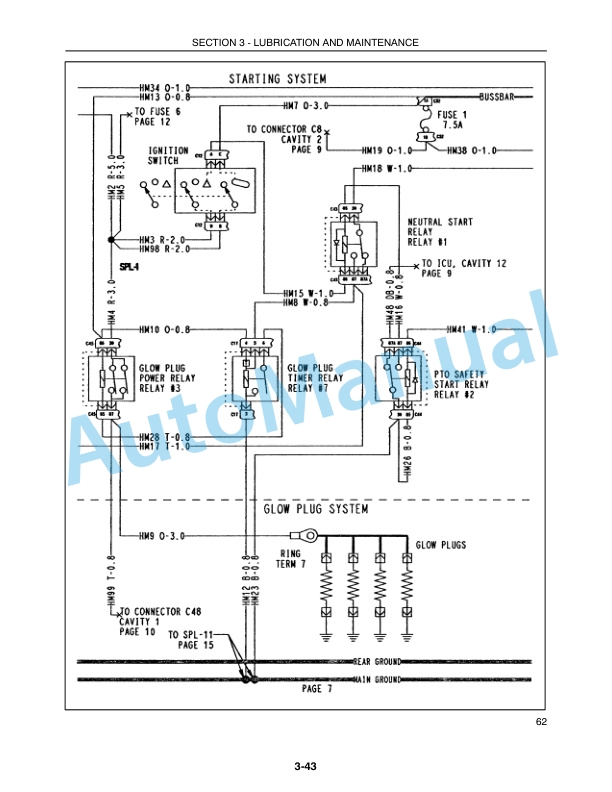 New Holland TC29DA, TC33DA Tractor Operation and Maintenance Manual 87308863-5