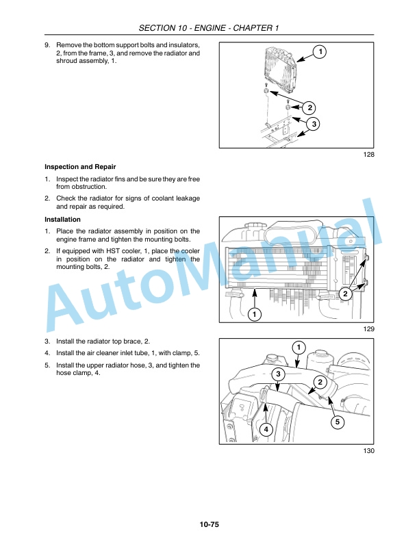 New Holland TC29DA, TC33DA Tractor Repair Manual 87057408-4
