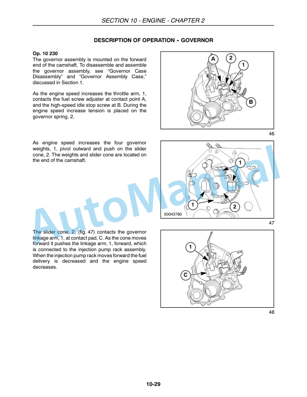 New Holland TC29DA, TC33DA Tractor Repair Manual 87057408-5