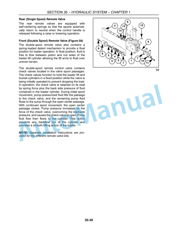 New Holland TC29DA, TC33DA Tractor Repair Manual 87057410-3