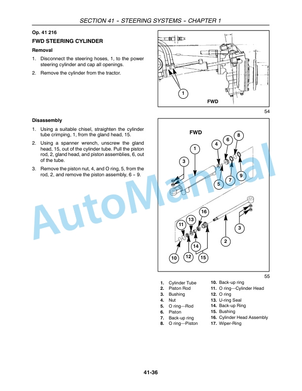 New Holland TC29DA, TC33DA Tractor Repair Manual 87057410-5