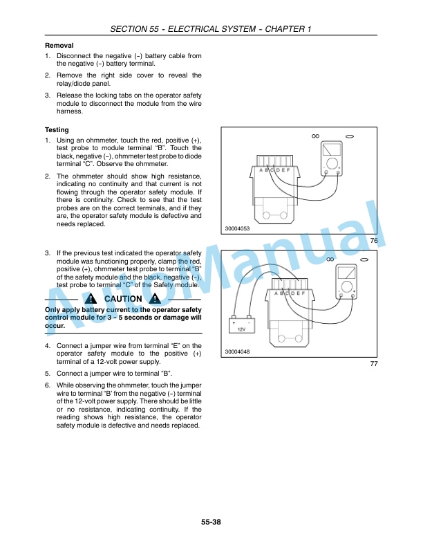 New Holland TC29DA, TC33DA Tractor Repair Manual 87057411-2