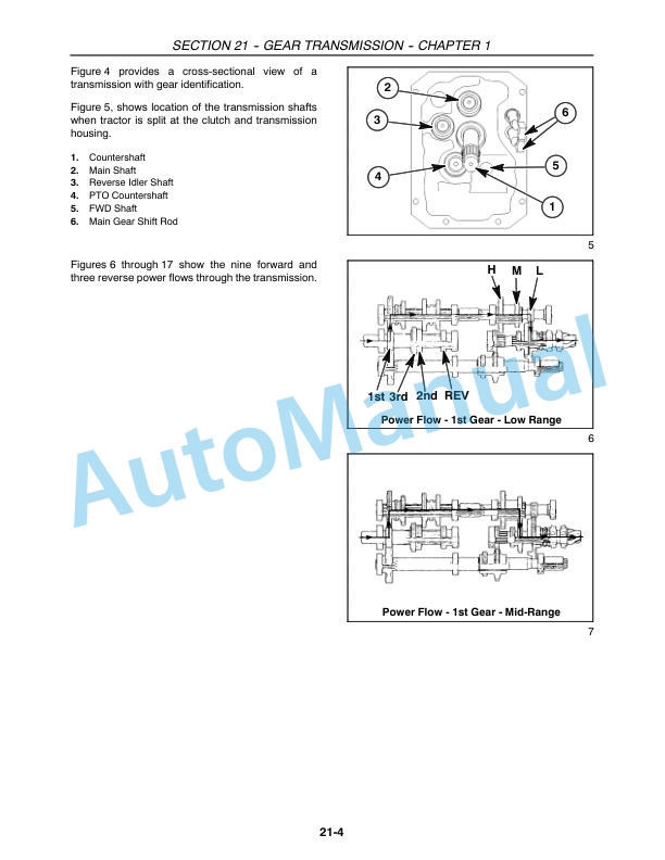 New Holland TC30 Tractor Repair Manual 87021726-4