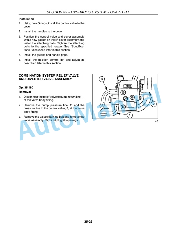 New Holland TC30 Tractor Repair Manual 87059165-3